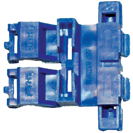 QUICKCABLE Fuse Holder, 20A Amp Range, Crimp, Automotive Fuse Type, 25 PK 169150-025